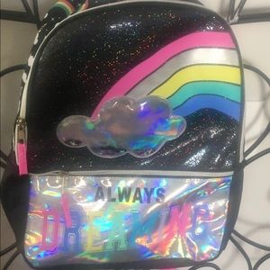 A Glittery backpack